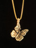 Metamorphosis - Butterfly Charm - 14k Gold