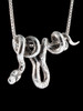 Vine Snake Jewelry Set - Silver