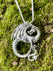 Avalon Dragon Pendant - Sterling Silver