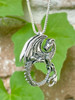 Avalon Dragon Pendant - Sterling Silver