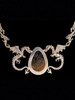 Petersite Dragon Neckpiece - Silver
