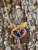 Dragon Heart Pendant with Tanzanite - 14K gold