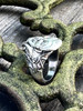 Dracula Vampire Bat Ring - Silver