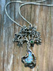 Primeval Forest Tree Pendant #21 Australian Boulder Opal - Silver