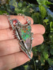 Petroglyph Australian Boulder Opal Pendant  - Sterling Silver