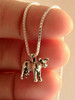 Abducted Cow Charm - Sterling Silver