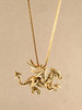 Welsh Dragon Charm - 14K Gold