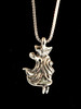 Dracula Vampire Charm - Silver