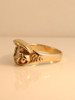 Mushroom and Gnome Ring - 14K Gold 