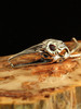 Raven Skull Pendant with Garnet Eyes