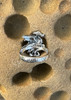 Classic Celtic Dragon Ring Silver