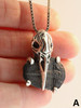 A - Raven Skull with Trilobite - Silver