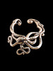  Octopus Ear Hoop - Silver