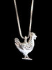 Hen Charm - Silver