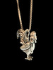 Rooster Charm - Silver
