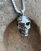 Small Skull Charm - Silver