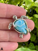 Treasure Back Sea Turtle with Larimar