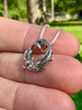 Koi Love Charm - Silver