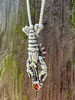 Crawfish Lobster Pendant with Mexican Fire Opal