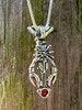 Crawfish Lobster Pendant with Mexican Fire Opal