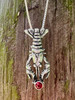 Crawfish Lobster Pendant with Mexican Fire Opal