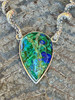 Azurite and Malachite Tentacle Neckpiece - Silver Azurite and Malachite Tentacle Neckpiece - Silver