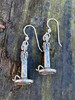 Hope Candle Earrings - Silver