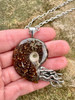 Suture Pattern Ammonite/Nautilus Pendant - Sterling Silver