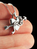 Victorian Heart with Rose and Arrow Charm
