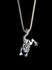 Enchanted Frog Charm - Silver