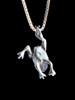 Enchanted Frog Charm - Silver