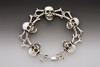 Skull And Crossbone Bracelet in Silver