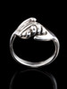 Hands Clasping Ring - Silver