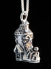 Mother Goose - Old Woman in a Shoe Charm - Silver