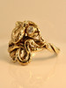 Gold Octopus Ring with .25 ct. Diamond - 14k Gold