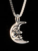 Silver moon charm