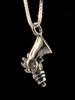 Retro Ray Gun Charm - Sterling Silver