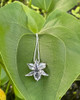 Orchid Charm in Silver