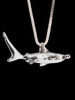 Sea Life - Hammerhead Shark Charm - Silver