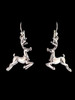 Sterling Silver Reindeer Earrings