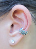 Rose Ear Cuff in Silver