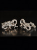 Infinity Dragon Cufflinks - Silver