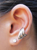 Basic Ear Cuff Chevron - Silver