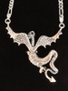 Dragon - Ancient Gwendolyn Dragon Neckpiece - Silver