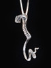 Snake Cobra Pendant in Silver