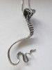 Snake Cobra Pendant in Silver