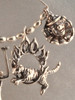 Circus Charm Holder Collection - Silver