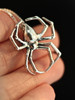 Large Spider Pendant - Silver