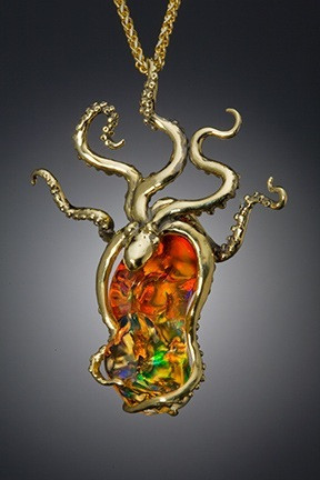 XODAS Octopus ボロシリケイトガラス　タコ　Pendant XODAS Octopus ボロシリケイトガラス タコ Pendant