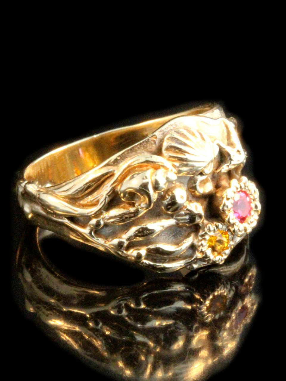 Tide Pool Ring with Gemstones Jewelry